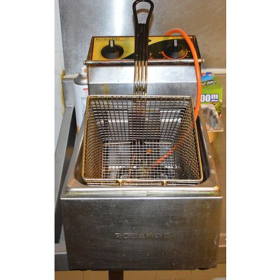 Roband Single Basket Electric Deep Fryer