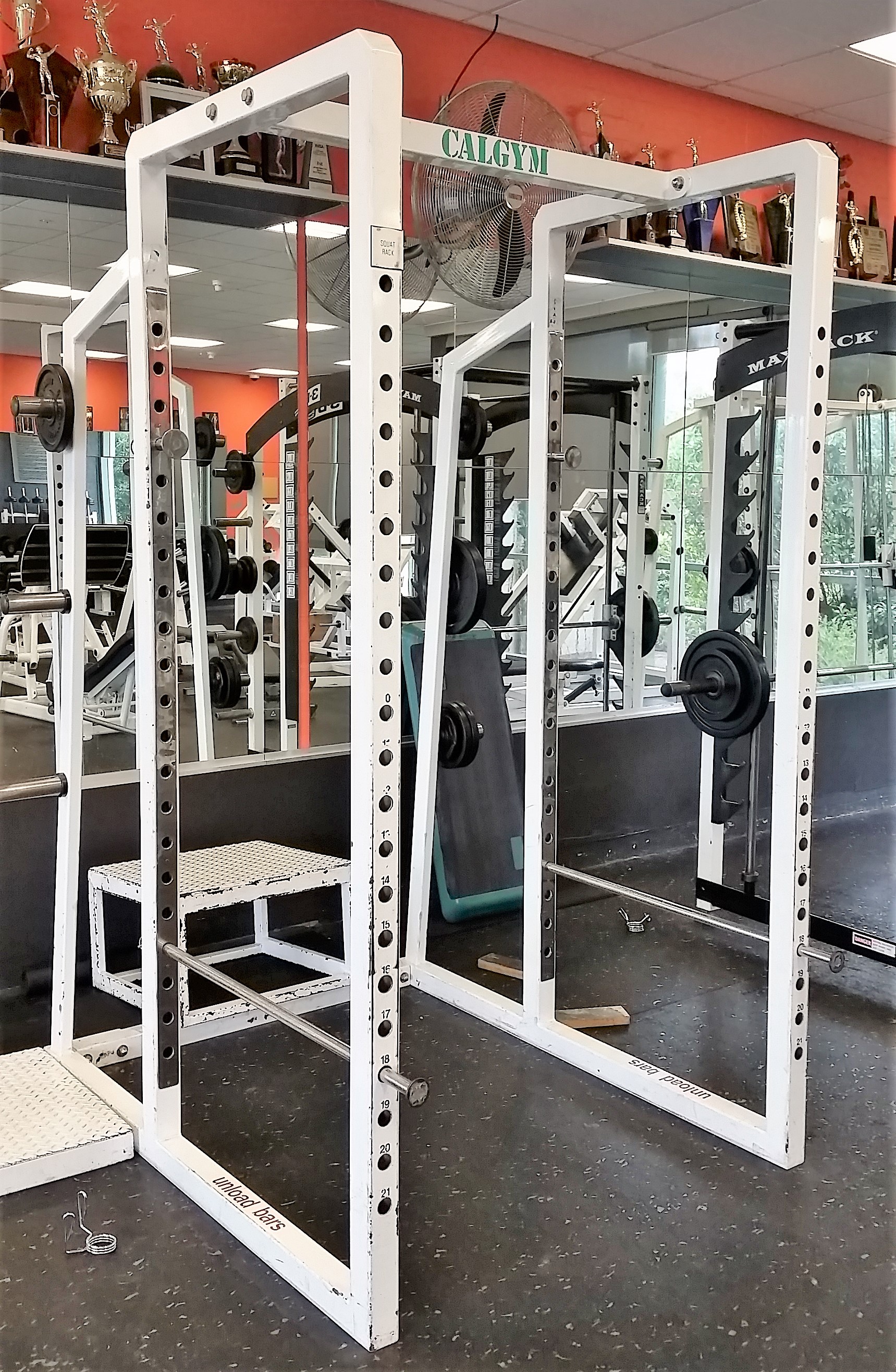 Calgym Squat Rack Commercial Grade Lot 920324 ALLBIDS