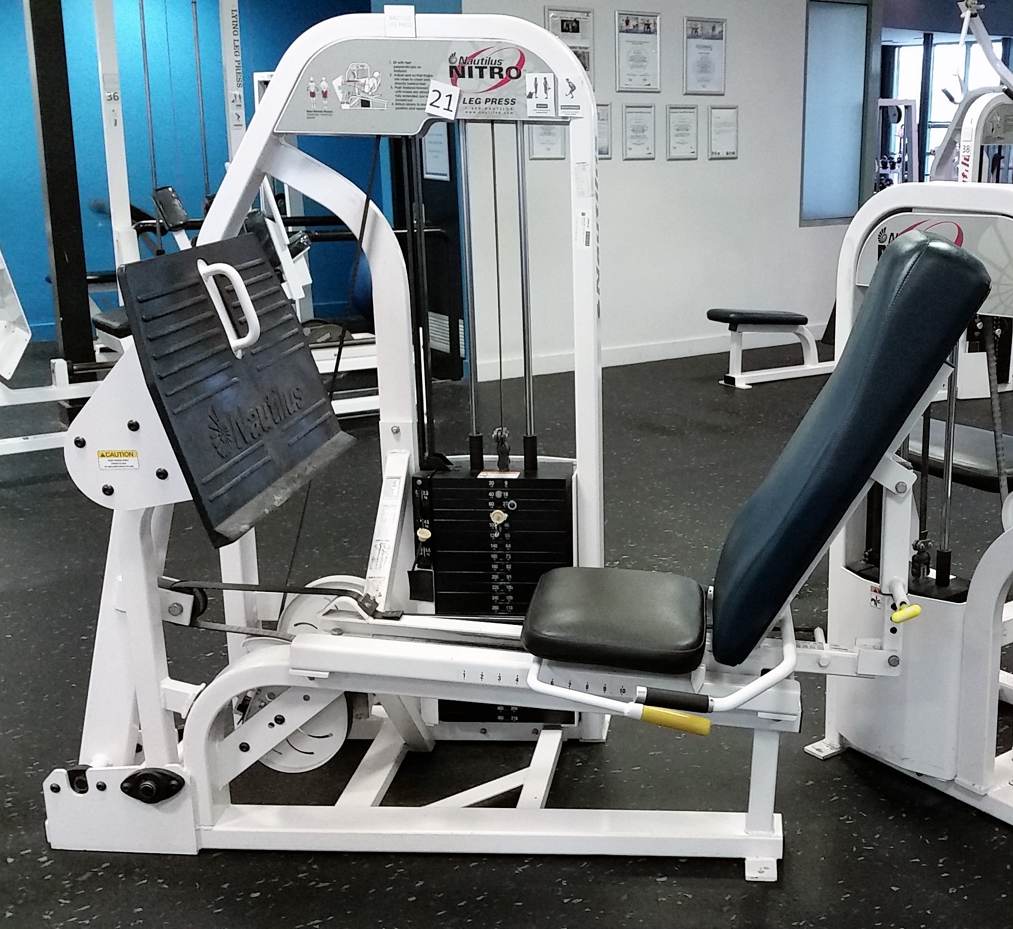 Nautilus Nitro Leg Press Commercial Lot 920718 ALLBIDS