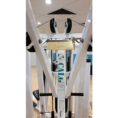 Calgym Unilateral Supported Seated Row -  Commercial Grade