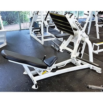 Squat best sale press cybex