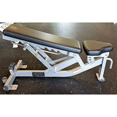 Hammer Strength Adjustable Bench - Grey - Commercial Grade