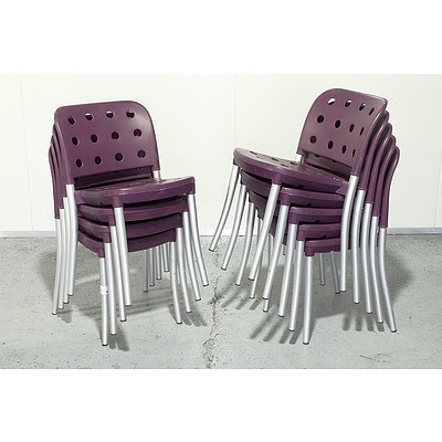 Antonio Citterio Halifax Minni Cafe Armless Chairs - Set of 9
