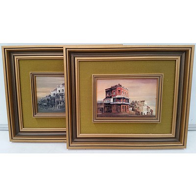 Set of 2 Framed Prints of Sydney Scenes by Keith Sanger