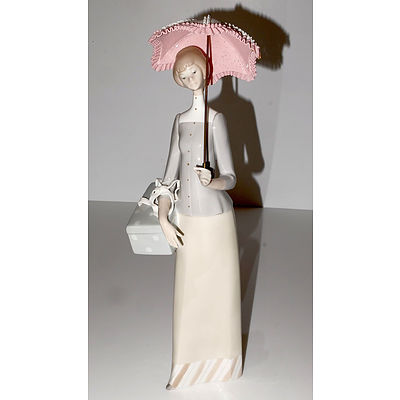 Lladro Lady with Parasol