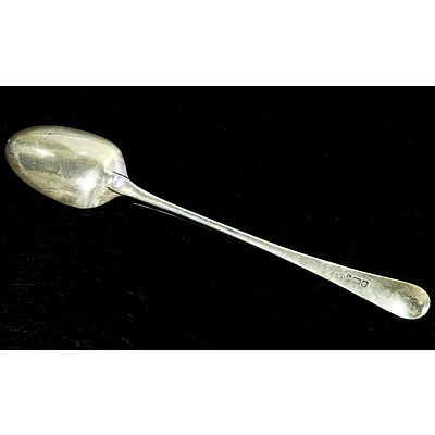 Georgian Sterling Silver Basting Spoon George Smith III London 1783