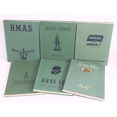Nineteen Vintage Australian War Memorial Publications, Including As Your Were, RAAF Log and More