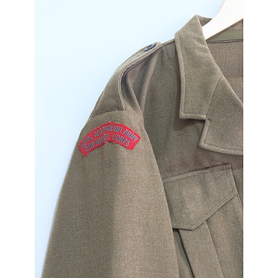 Warrant Officer Class Two Jacket with Royal Australian Army Ordinance Corps Patches