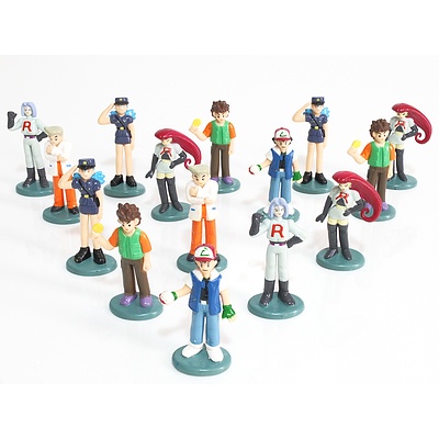 Group of Fifteen Tomy Miniature Pokémon Figures