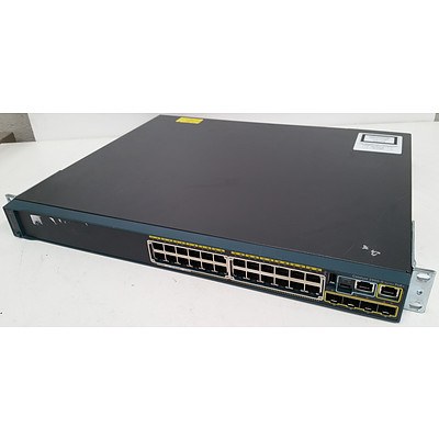 Cisco Catalyst WS-C2960S-24PS-L V04 Managed Switch