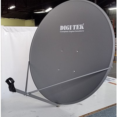 Lot of 12 - 90 Cm KU Band Satellite Dish complete with Heavy Duty Wall Bracket - RRP=$1,380.00