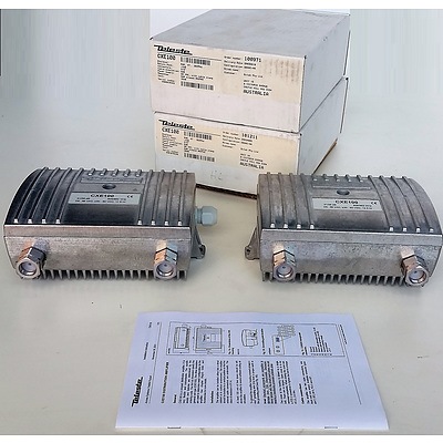 Brand New Lot of 2 Teleste CXE100 Commercial Grade Distribution Amplifier  - RRP=$980.00