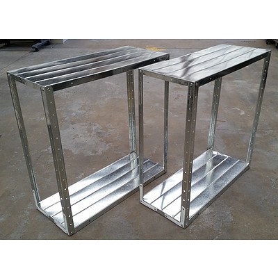 Aluminium Shelving Units - Demonstration Model