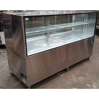 Stainless Steel Display Fridge