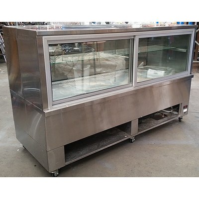 Stainless Steel Display Fridge