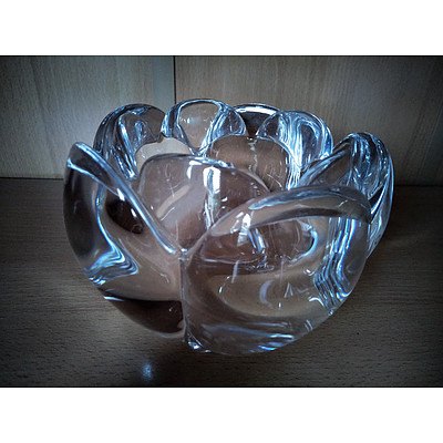 Royal Copenhagen Crystal Flower Bowl