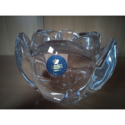 Royal Copenhagen Crystal Flower Bowl