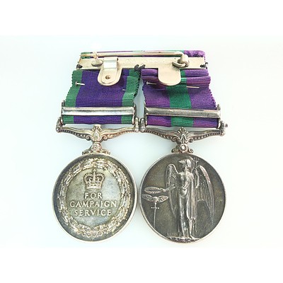 Borneo and Malaya Campaign Medals 