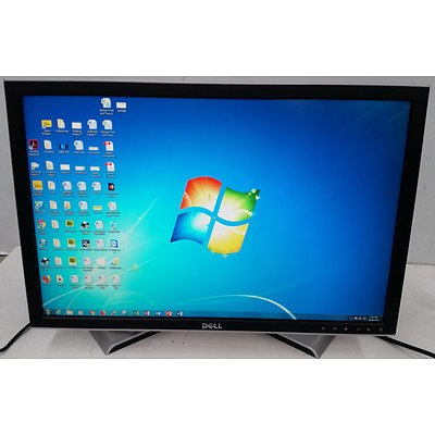 Dell 2408WFPb 24 inch Widescreen LCD Monitors - Lot of 2