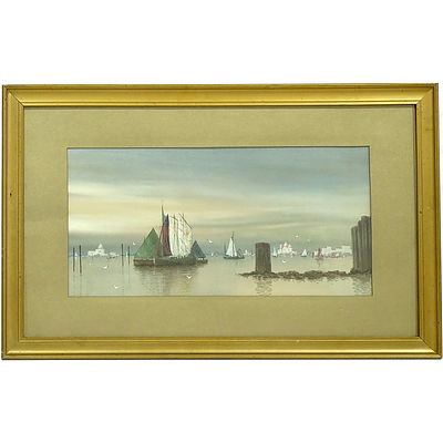 James Swinton Diston (1857-1940) Venetian Scene Watercolour