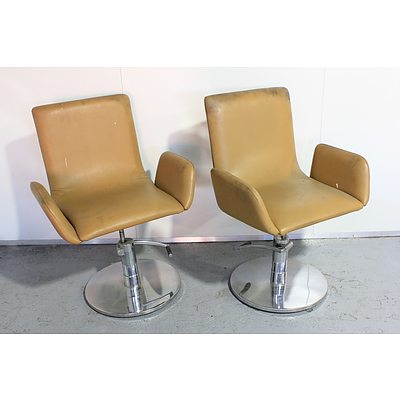 Pair of Barber Shop Chairs