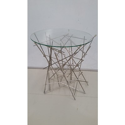 Alessi Glass Top Coffee Table