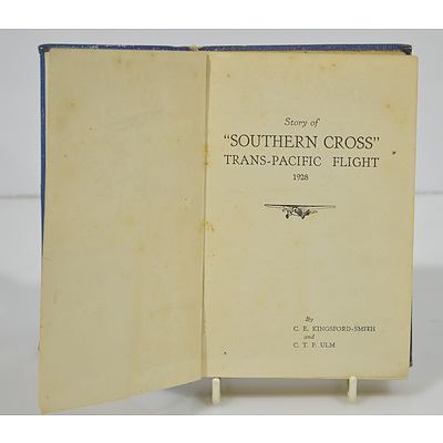 Charles Kingsford-Smith Story of Southern Cross Trans-Pacific Flight 1928