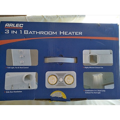 arlec 3 in 1 bathroom heater