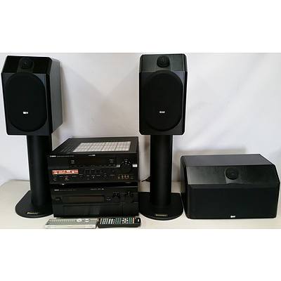 Yamaha Home Theatre System With B & W Speakers