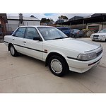 5/1990 Toyota Camry CS SV21 4d Sedan White 2.0L