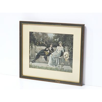 Three Chromolithographs of Victorian Scenes