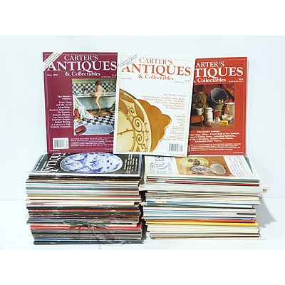 Large Group of Carter's Australian Antique Trader Magazines