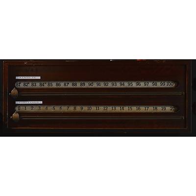 Australian Billard Co. Slate Top Billiard Table and Accessories