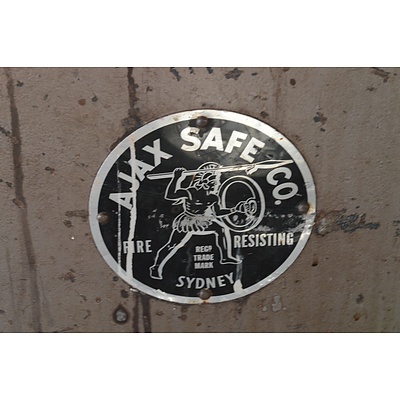Vintage Ajax Safe Company Deposit Safe