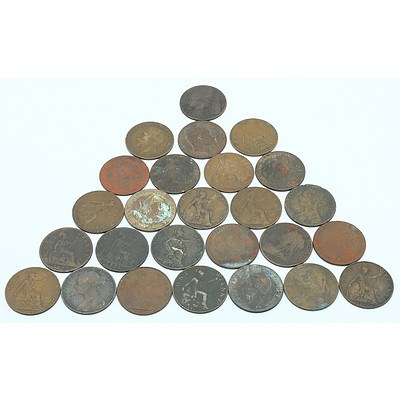 Group of 26 Collectible Australian Coins Including Pennies, Half Pennies and More