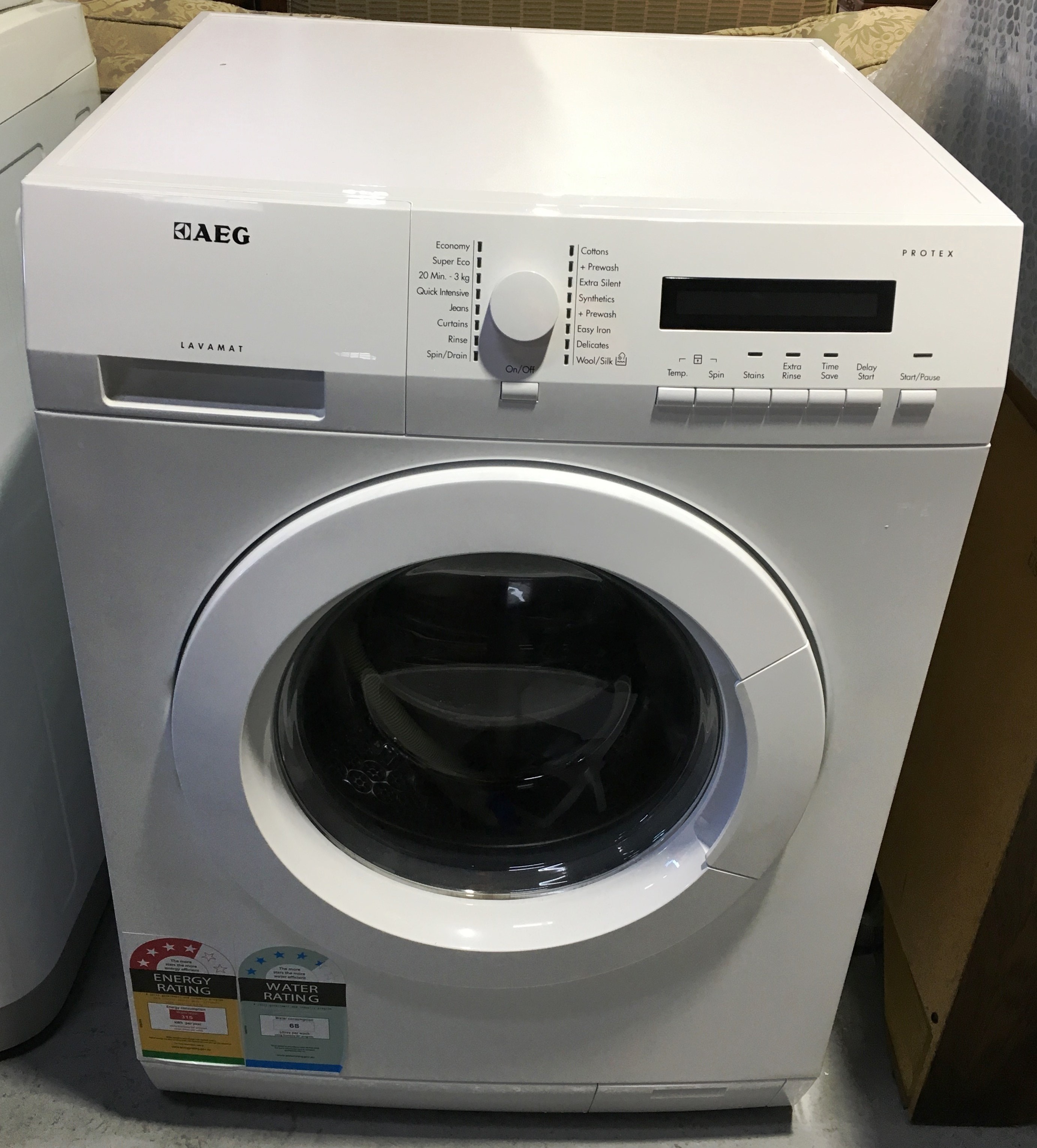 AEG 8kg Front Loader Washing Machine Lot 966632 ALLBIDS