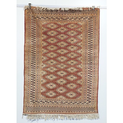 Hand Knotted Wool Pile Bokhara Rug