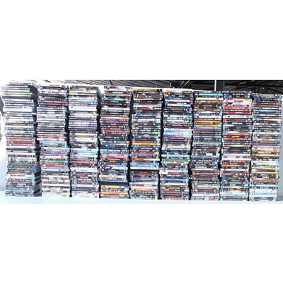 Lot of Approx 500 DVDs Including Looper, Cheaper by the Dozen, 2012, 8 Mile and More