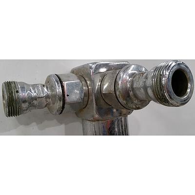 Collection of Beer Tap Tower, Beer Tap Handle Tops and Beer Memorabilia