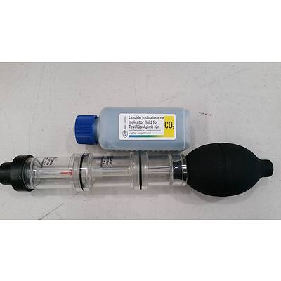 Cooling System Pressure Test Kit for Radiators and Caps and Combustion Chamber Leak Detector