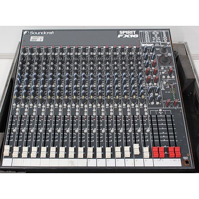 Soundcraft FX16 Spirit 16 Channel Audio Mixer