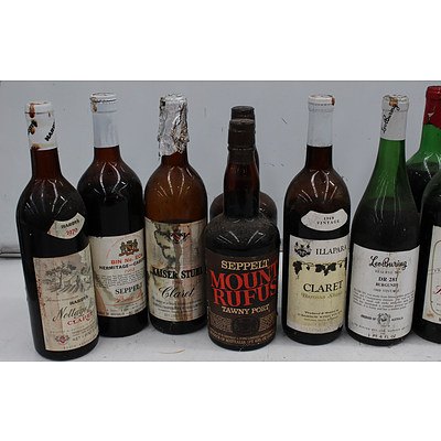 Vintage Bottles Wine and Port - Lot of 15