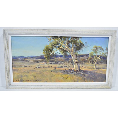 John Sharman (b.1947) High Country Gum 1990 Oil on Board