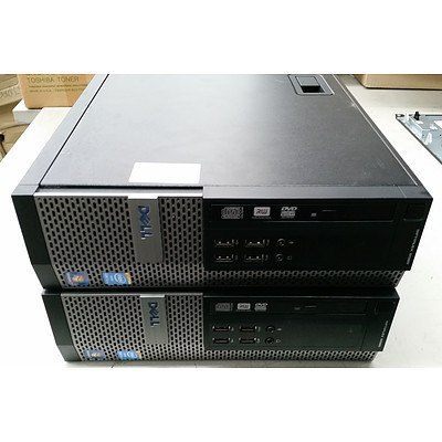 Dell OptiPlex 9020 Small Form Factor Core i5 (4570) 3.20GHz Computer - Lot of Two