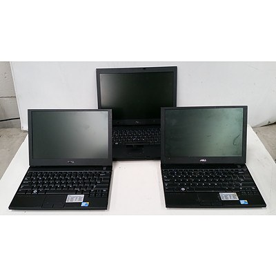 Dell Latitude Core 2 Duo Laptops - Lot of Three