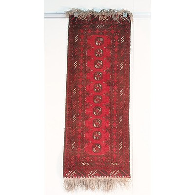 Small Hand Knotted Wool Pile Rug