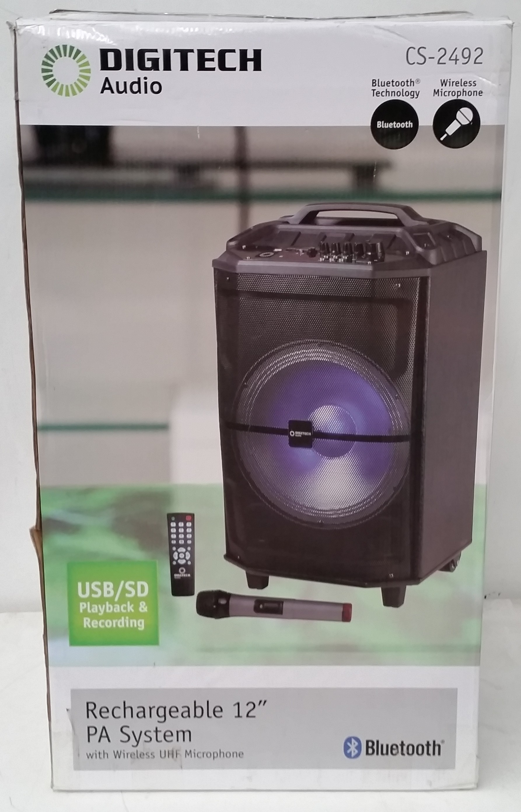 digitech audio rechargeable speaker