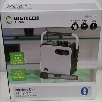 DigiTech Audio Wireless UHF PA System w/ Microphone - RRP: $199.00