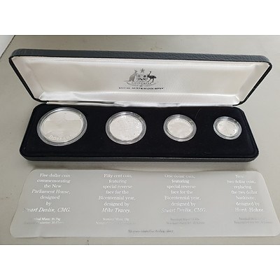 1988 Royal Australian Mint Masterpieces in Sterling Silver Coin Set