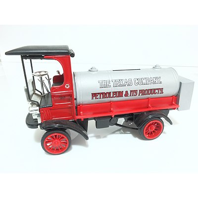 Ertl Company Diecast 1910 Mack Senior The Texas Company Money Box 1995